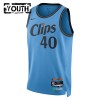 Maillot Enfant Los Angeles Clippers Ivica Zubac 2024-25 Nike City Edition Bleu Swingman